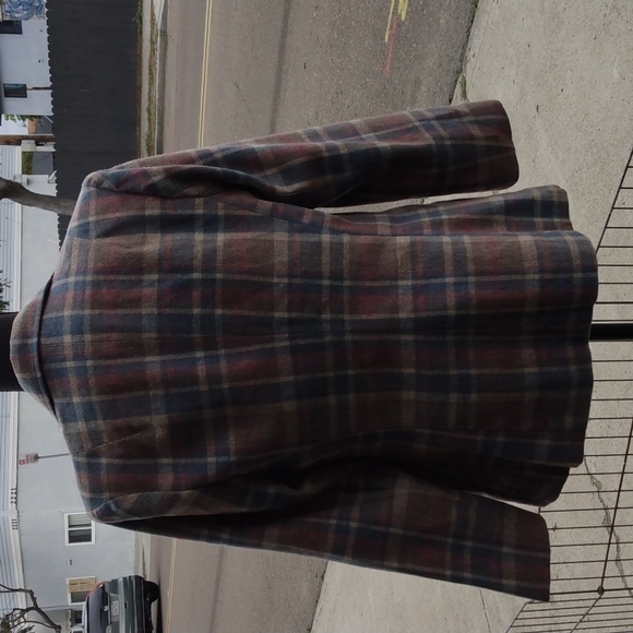 Vintage Women's blazer pink, blue, tan, cream, brown Size Medium - Picture 4 of 6